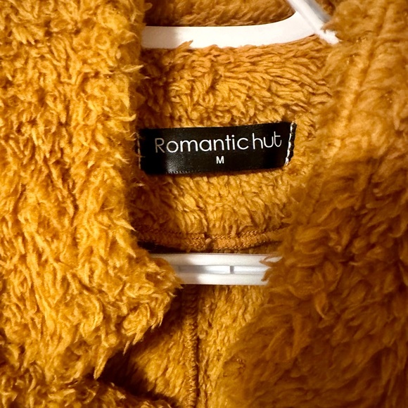 Women’s cardigan fuzzy teddy bear texture - Picture 3 of 3